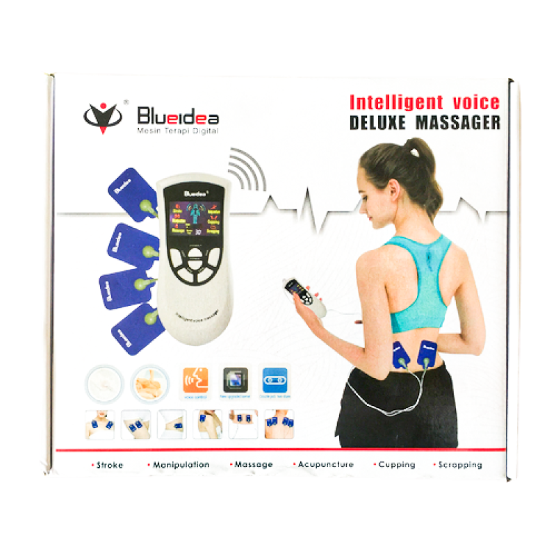 Digital Therapy Machine Exercise Equipment Blueidea Mesin Terapi Digital Intelligent Voice Deluxe Massager, For Acupunct