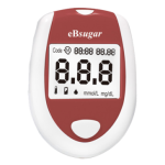 eBsugar Blood Glucose Test Monitor