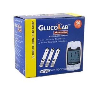 GLUCOLAB Glucometer Test Strips 50’pcs