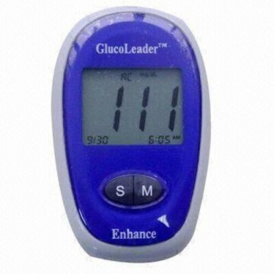 Glucoleader Enhance Blood Glucose Meter (Blue)