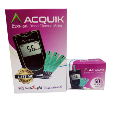 ACQUIK Diabetes Blood Sugar Monitor with 50 Test Strip