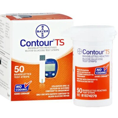 Bayer Contour TS Glucose Test 50 Strips