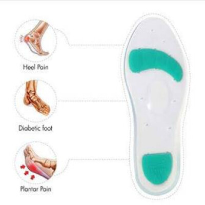 TYNOR Insole Full Silicone Foot Support  M, L, XL.