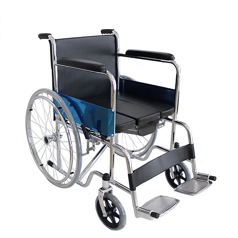 Stainless Steel Folding Wheelchair